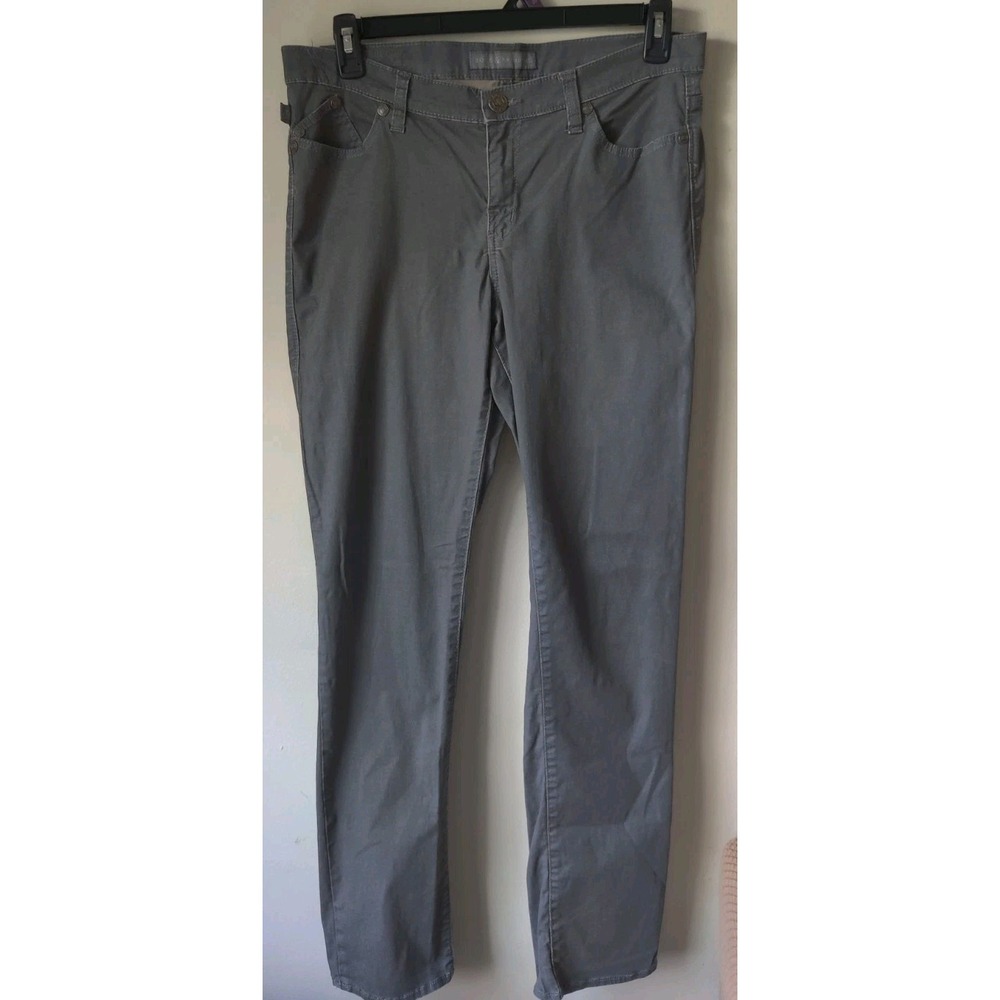 Rock & Republic Berlin‎ Women's Light Gray Jeans Size 14 Straight Leg